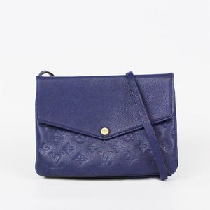 Louis Vuitton Twice Iris Shoulder Bag Amplant Leather